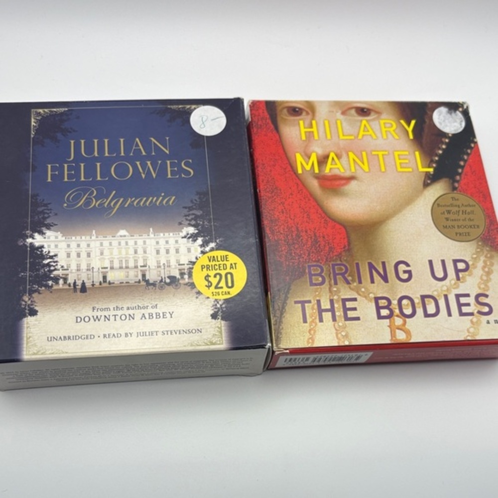 📚 Vintage Audiobook Duo • Historical Fiction & Royal Intrigue • Unabridged CD S